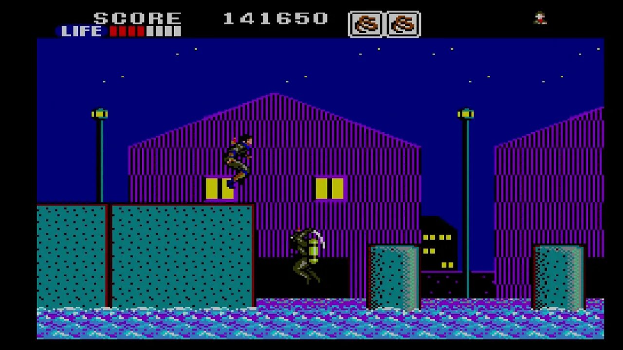 Shinobi (Master System) Gameplay Sample