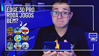 MOTOROLA EDGE 30 PRO É UM BOM CELULAR PARA JOGAR? 🎮 | Teste de Desempenho em 9 Jogos!