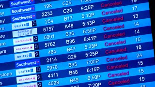 Driving You Crazy: How do airlines select which flights to cancel before bad weather events?