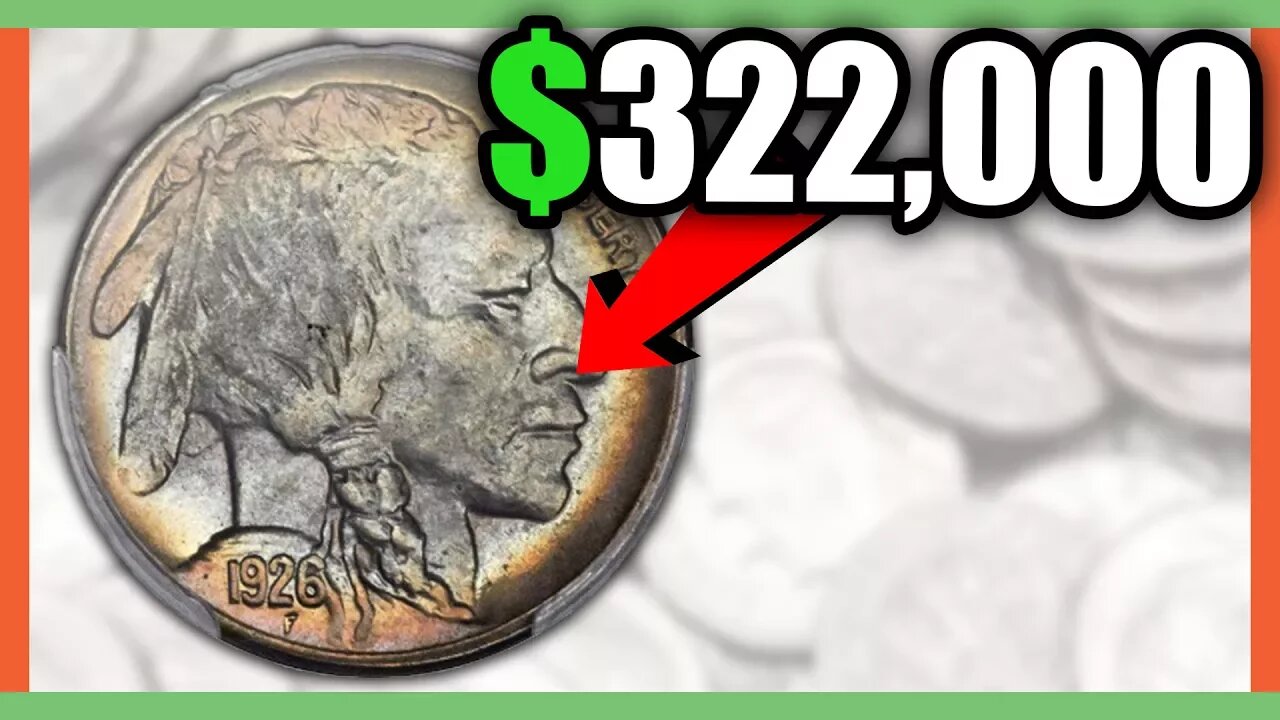 $322,000 BUFFALO NICKEL!! RARE BUFFALO NICKELS WORTH MONEY!!