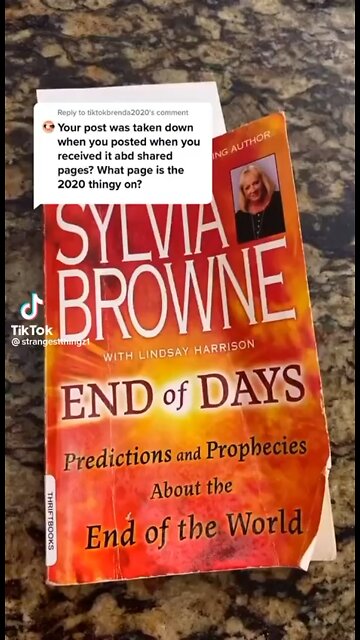 Sylvia Browne 2008/2009 Prophecy