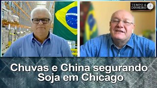 Chuvas e China segurando Soja em Chicago