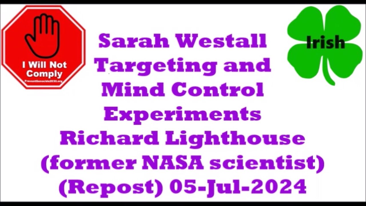 Sarah Westall w Richard Lighthouse Targeting and Mind Control, Jesse Ventura 2012