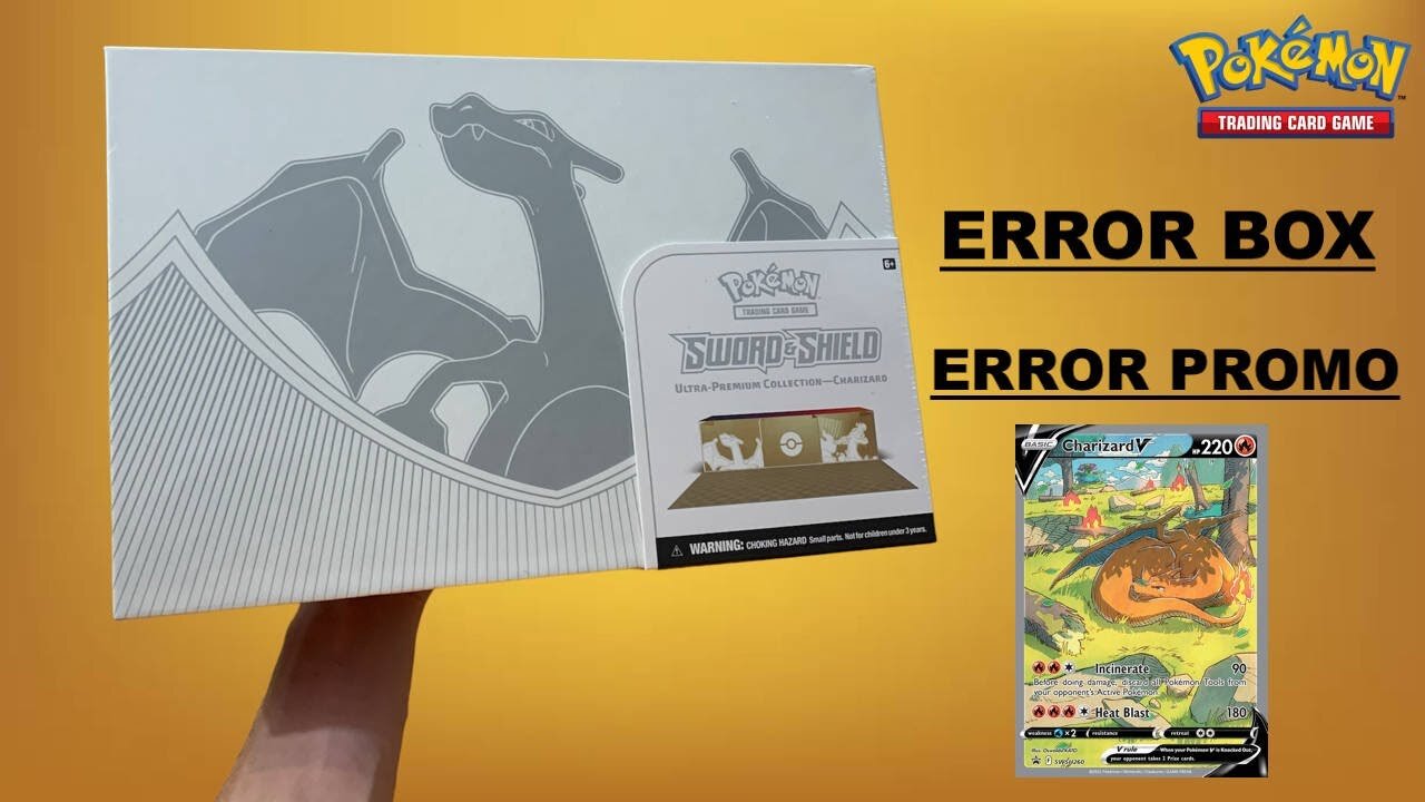 Charizard Ultimate Premium Collection (UPC) Error Box Opening