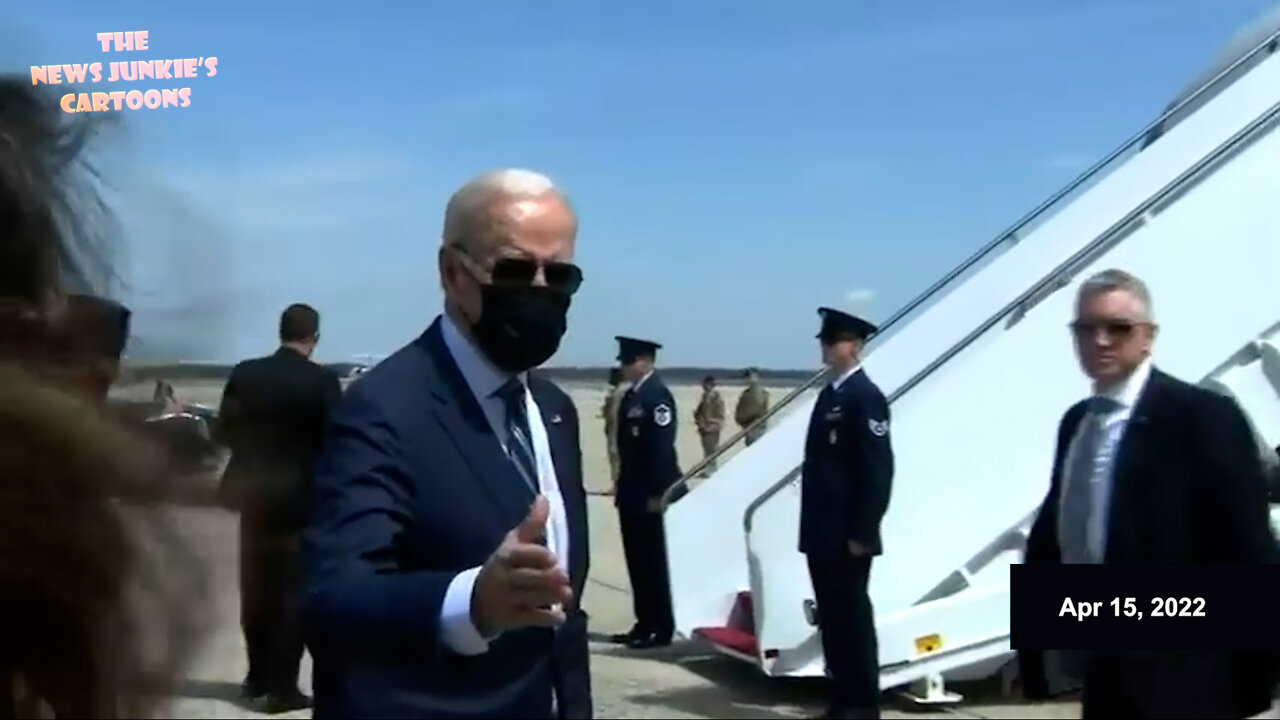 Biden on Ukraine: "What was the reason? You're ready to go? Reporter: "Are you?" Biden: "Yeah."