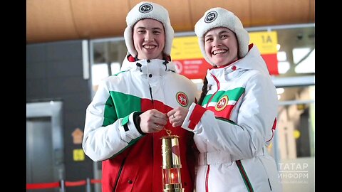 The Ziyatdinov family arrived at the Kazan airport named after Tukai