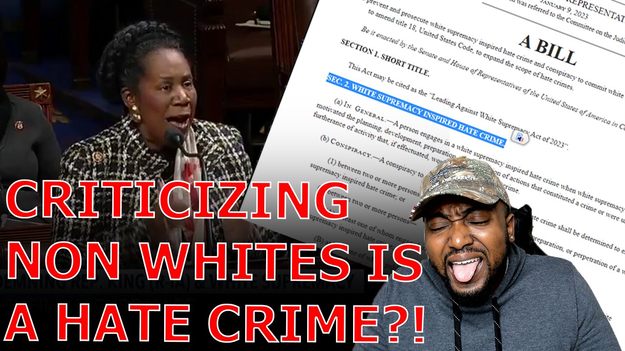 WOKE Democrat Proposes Bill Making White People Criticizing Non-White People A Hate Crime Conspiracy