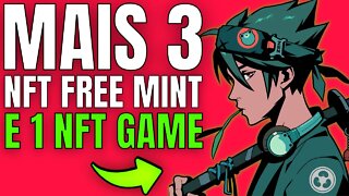 ⚠️[ALERTA] TOP 3 NFTS FREE MINT QUE PODEM VALORIZAR - UMA É DE GAME NFT - SORTEIO DA SEMANA