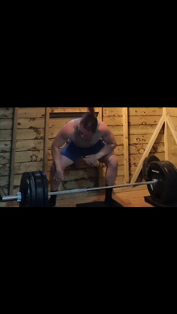 NEW-TECH EXCLUSIVE: 3x3 142.5 Kgs Deadlift Back-Off Sets. Last Set.