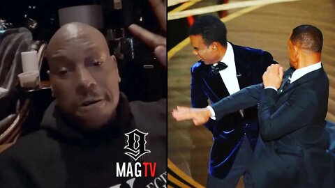 Tyrese Reacts To Will Smith SLAPPIN The Oscar Outta Chris Rock! 👏🏽