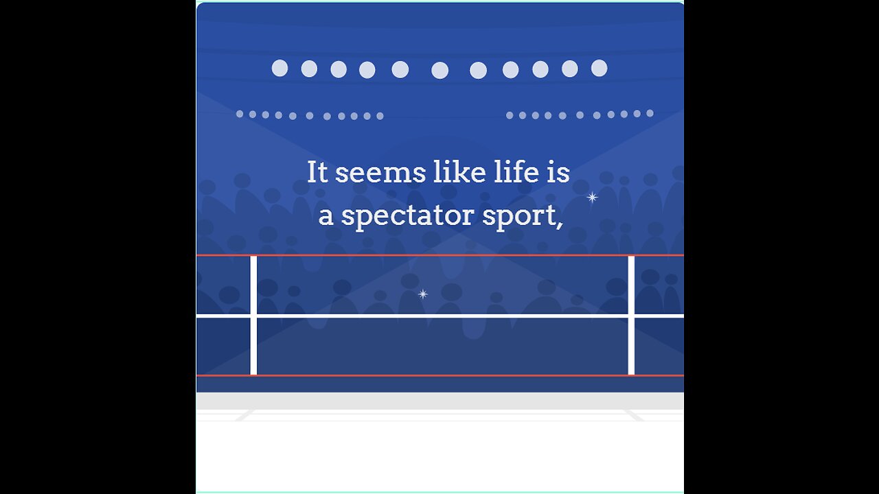 Life Is Not A Sport