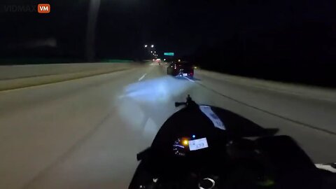 Female Motorcyclist Racing Over 100 MPH On Highway Learns A Very Painful Lesson