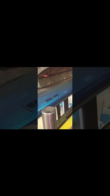 Departing metro De la Savane #viralvideo #montreal #travel #metro #metrotrains