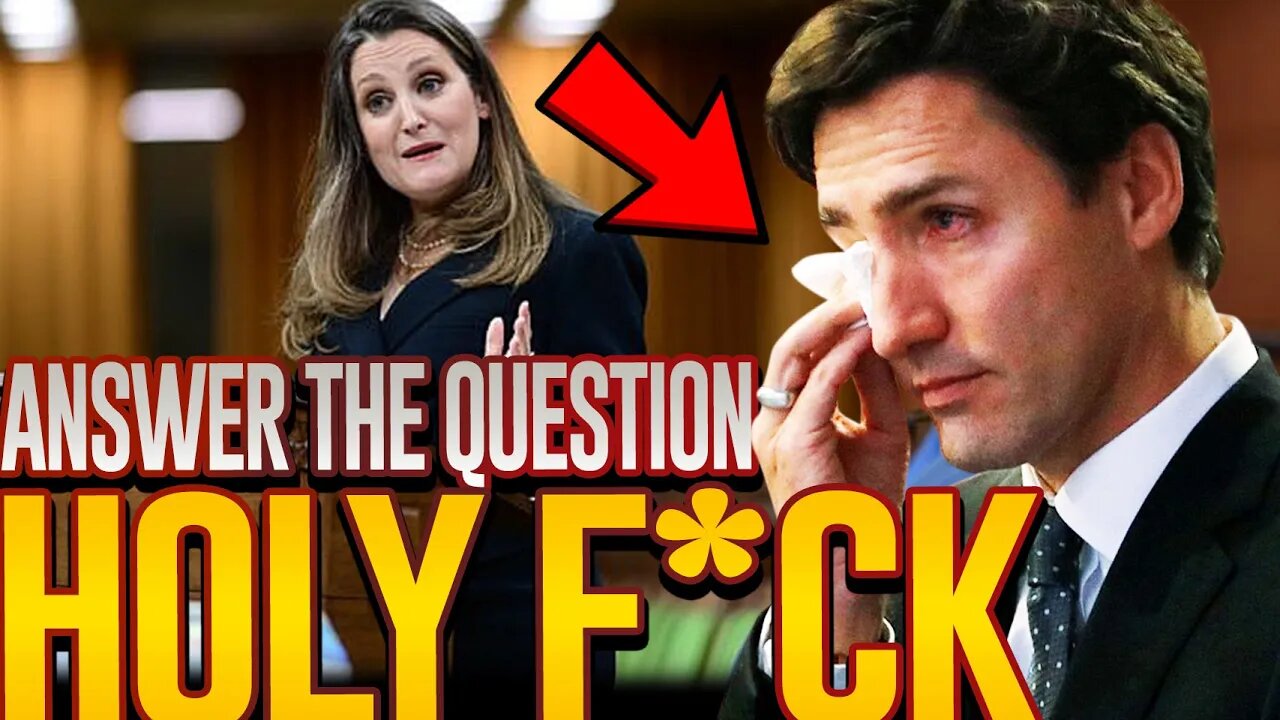 Chrystia Freeland Dodging Questions About Emergency Act