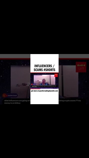 Influencers / scams #shorts
