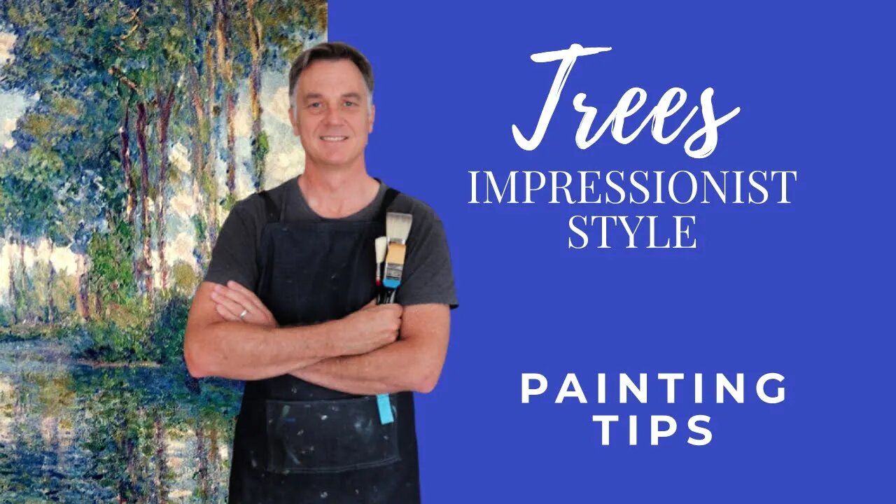 How to Paint TREES in an Impressionist Style 🌳 (Oil Demo)