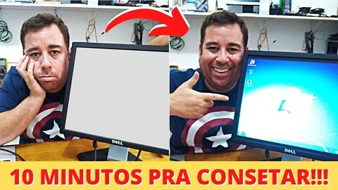 COMO CONSERTAR MONITOR COM TELA BRANCA O GUIA DEFINITIVO!