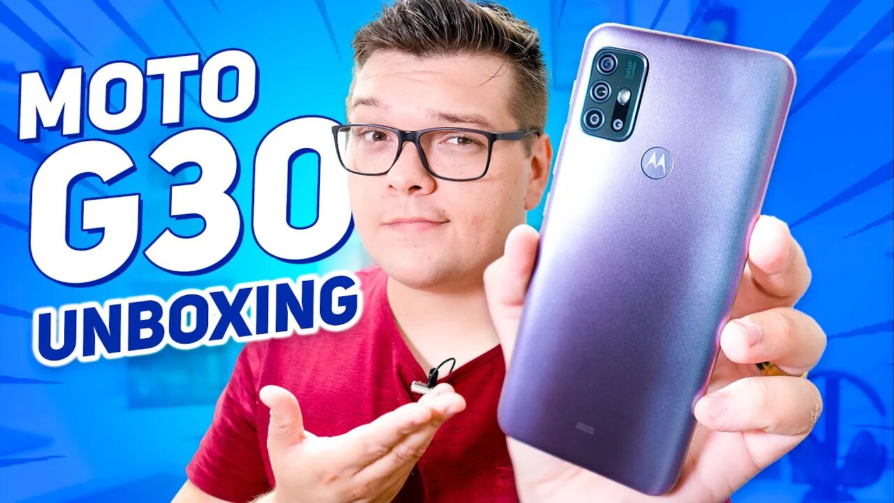 MOTO G30 - GRANDE UPGRADES? Tela 90Hz, 64MP, Snapdragon 662 - Unboxing e Primeiras Impressões!