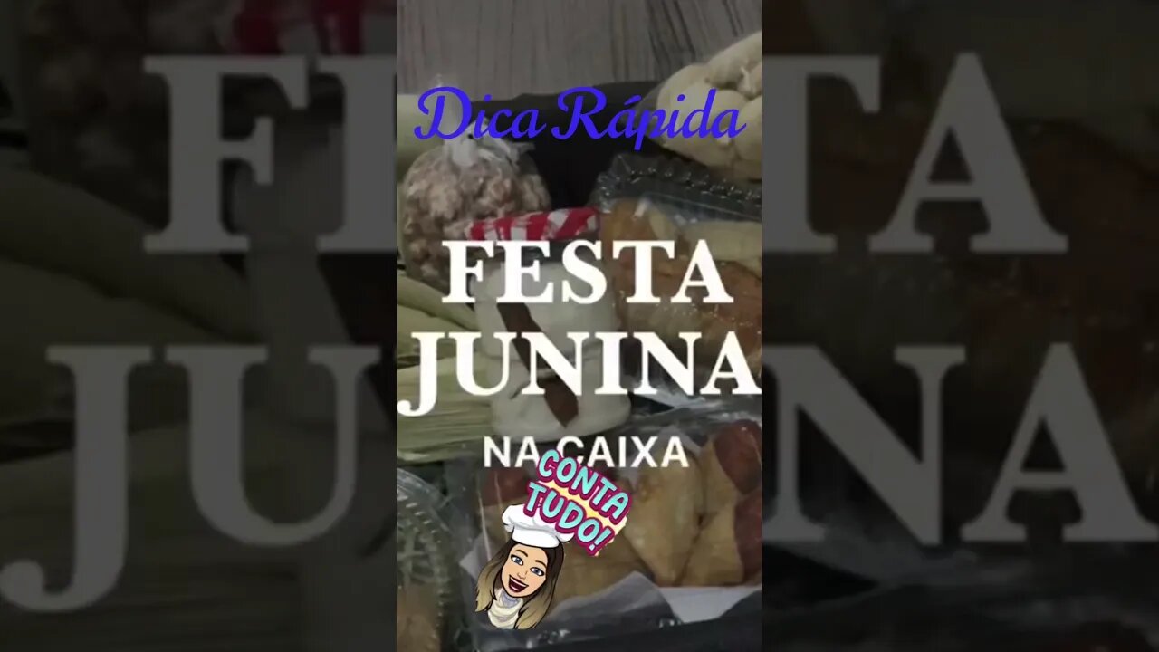 [ARRAIÁ] Festa Junina na Caixa | Perfeita para pequenas Comemorações | Faça e Venda #SHORTS