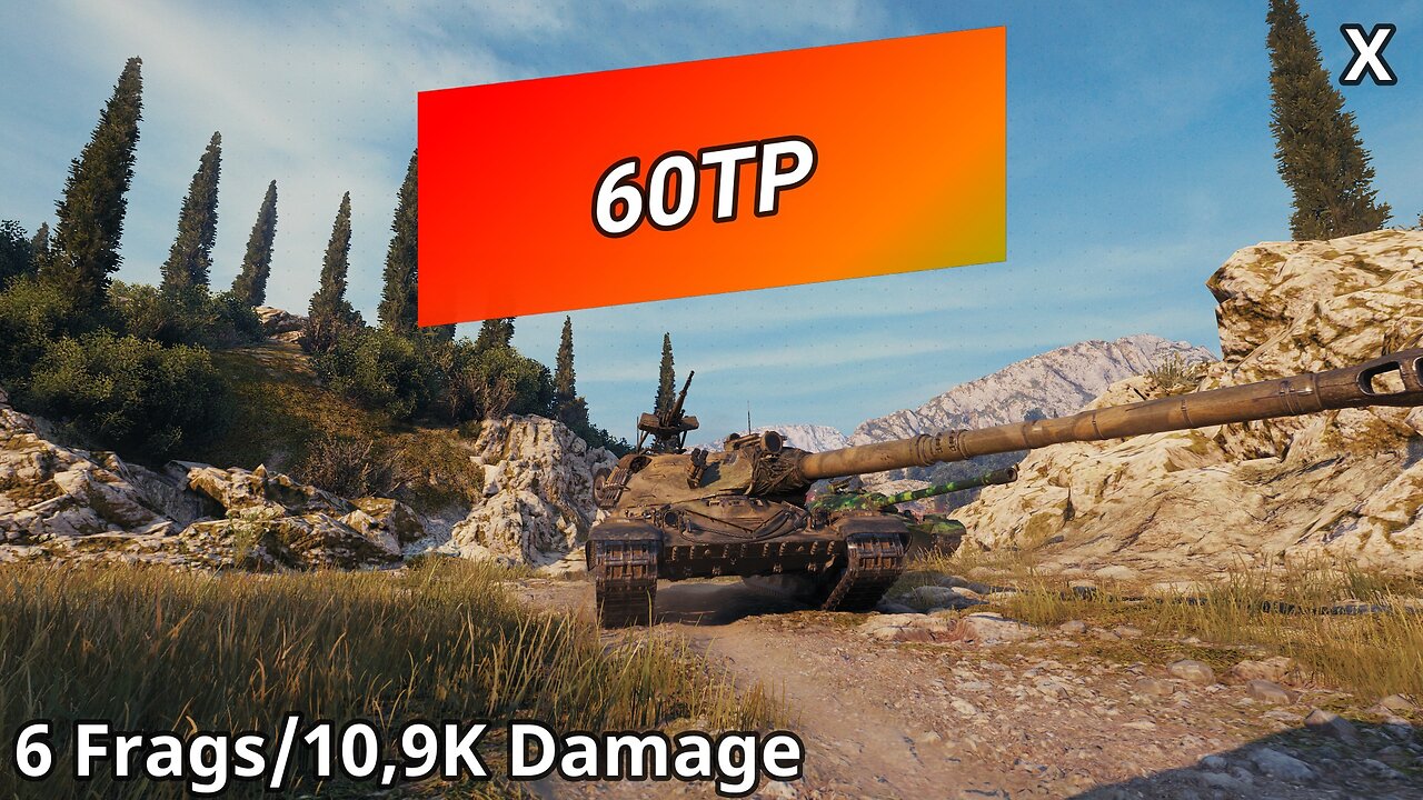 60TP Lewandowskiego (6 Frags/10,9K Damage) | World of Tanks