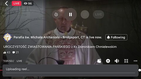 in polish 🇵🇱 Holy Mass fr Dominik Chmielewski 08/04/2024