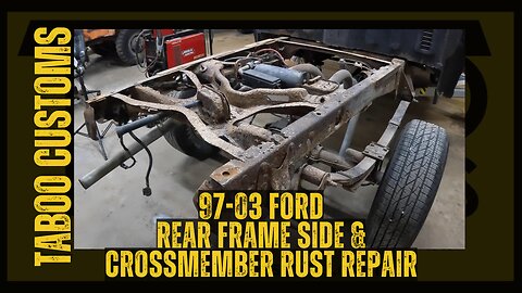 Ford F150 - Rear Frame and Crossmember Repair/Replacement