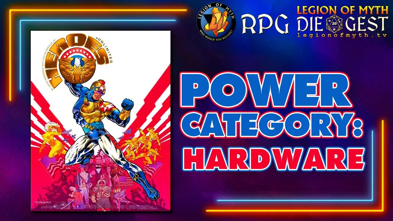 [86-1] - Palladium Books HEROES UNLIMITED 2E - Power Category: HARDWARE