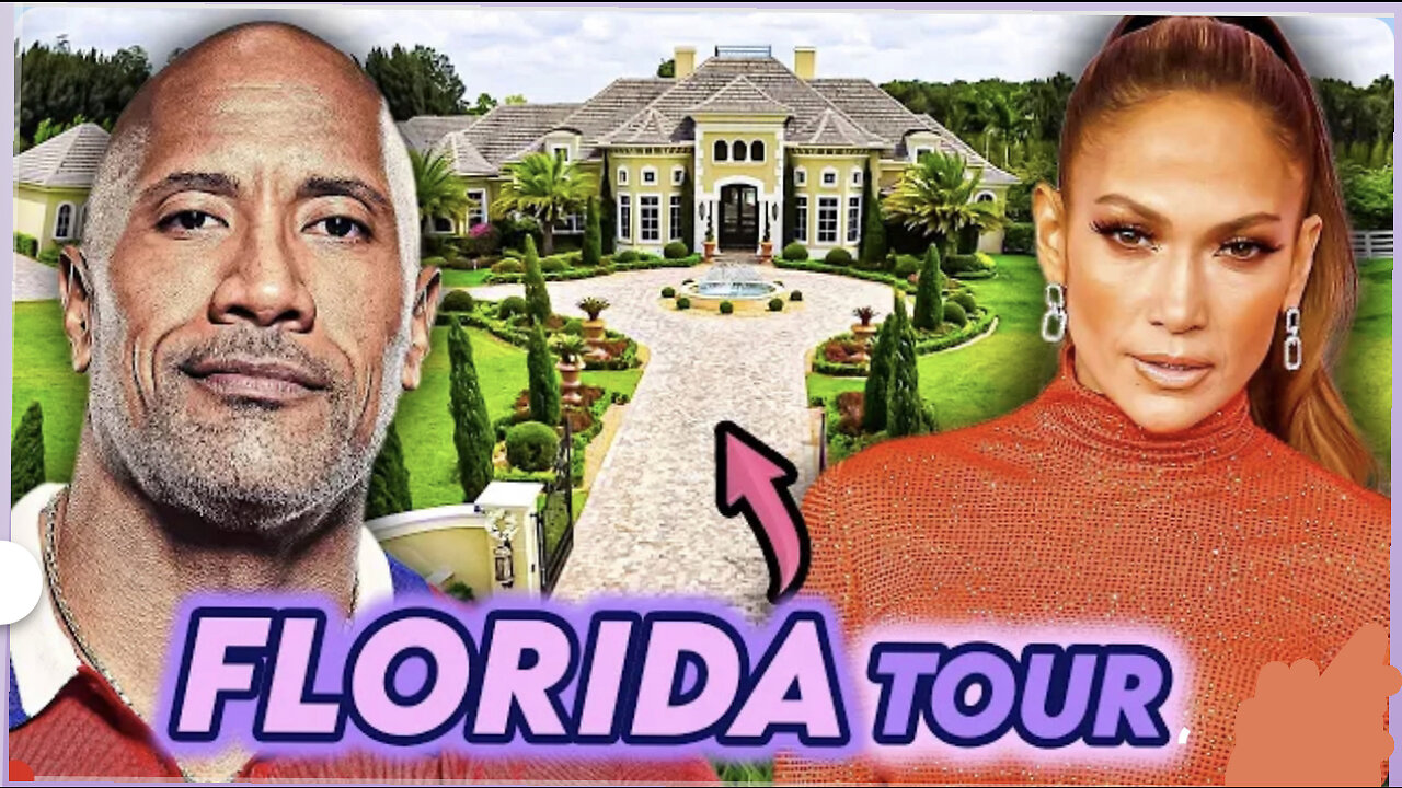 10 Celebrities Who Live In Florida | J.Lo, The Rock & More