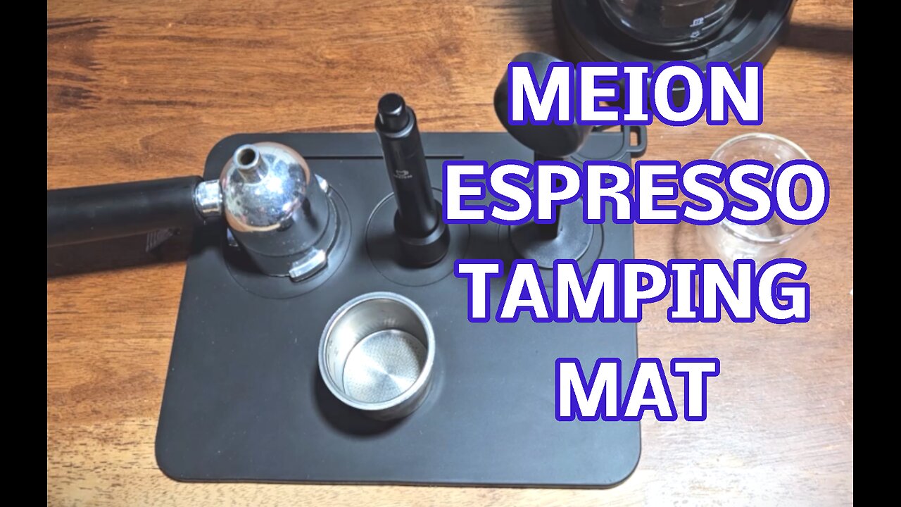 MEION Espresso Tamping Mat, Silicone, Heat Resistant