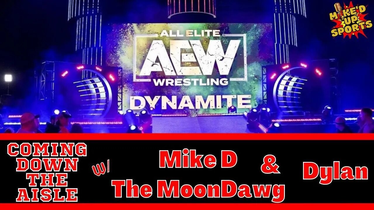 Coming Down The Aisle EP:58 Osprey calls WWE wrestlers "Actors" ll Double or Nothing predictions