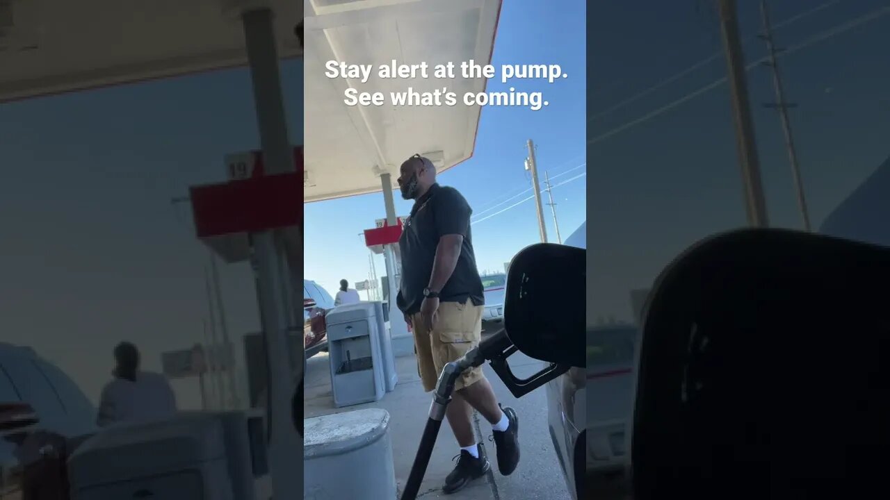 When you at the gas pump searching for predators