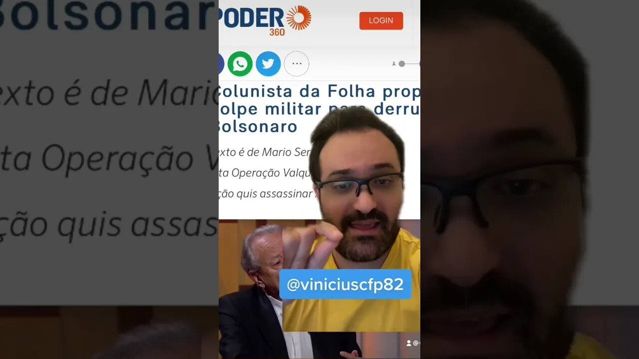 REVOLTANTE! Jornalista defendeu PUBLICAMENTE GOLPE militar contra Bolsonaro e NADA ACONTECEU P1