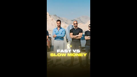 fast vs slow money