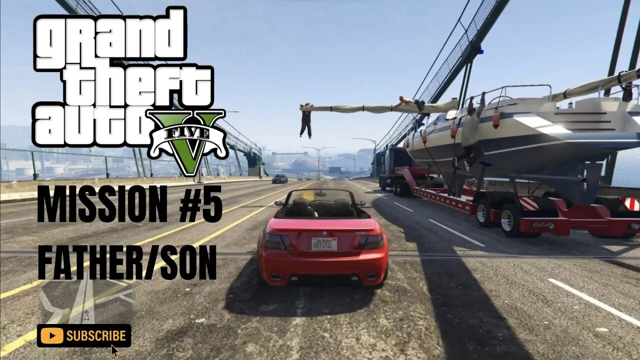 GTA 5 Xbox S - Mission #5 - Father/Son