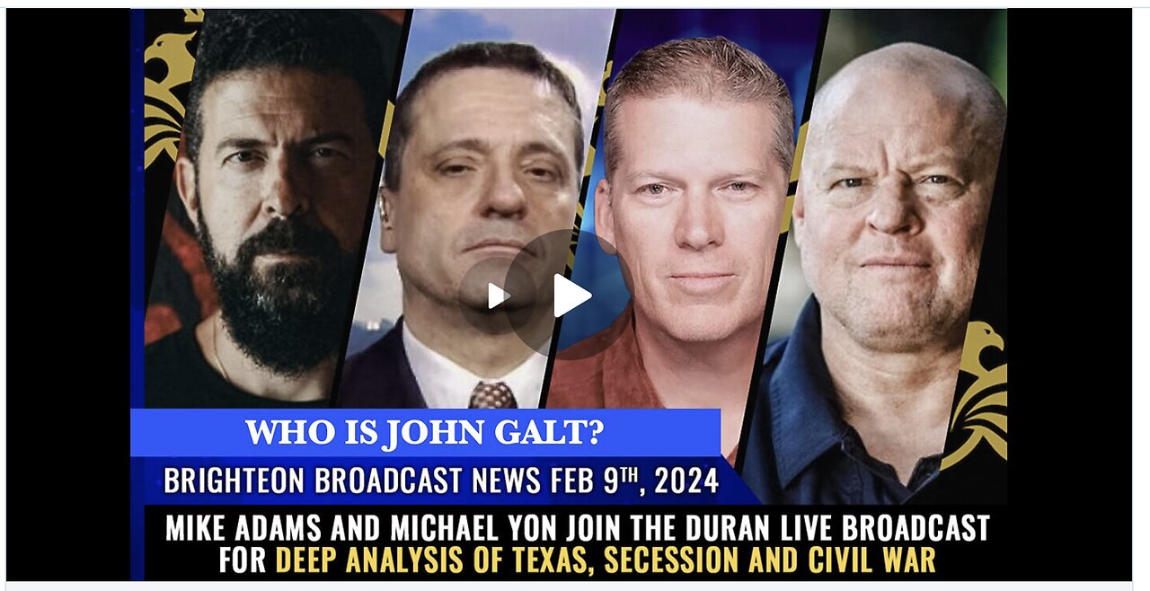 MIKE ADAMS & MICHAEL YON JOIN "THE DURAN" PODCAST ON SOUTHERN INVASION. TY JGANON, SGANON