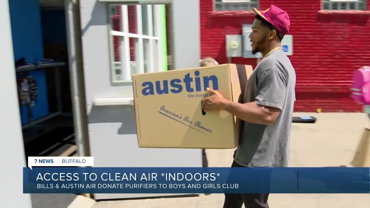 Bills players partner with Austin Air