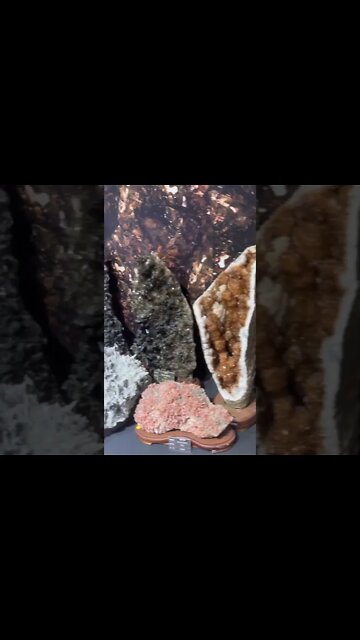 파주 헤이리 광물보석박물관 자수정 방해석 무연탄