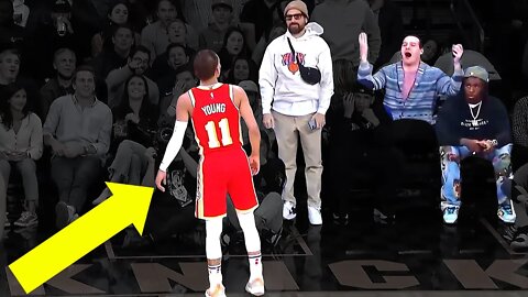 Trae Young vs Knicks Crowd...ROUND 2
