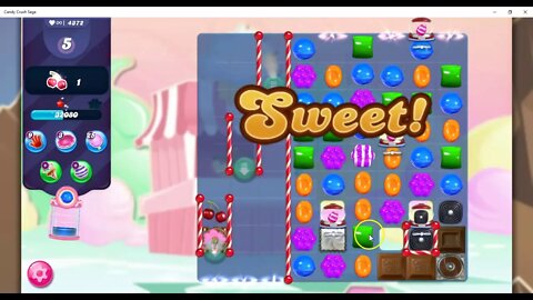 Candy Crush Level 4372 Talkthrough, 27 Moves 2 Boosters