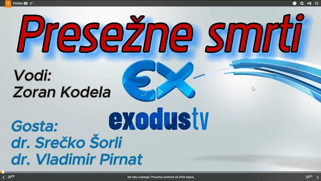 PRESEŽNA SMRTNOST OD 2020 NAPREJ - Exodus g. Kodela z dr. Rajko Pirnat in dr. Srečko Šorli