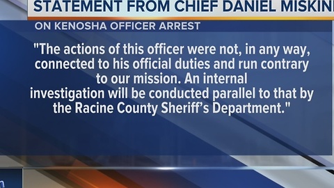 Kenosha officer arrested on battery charges