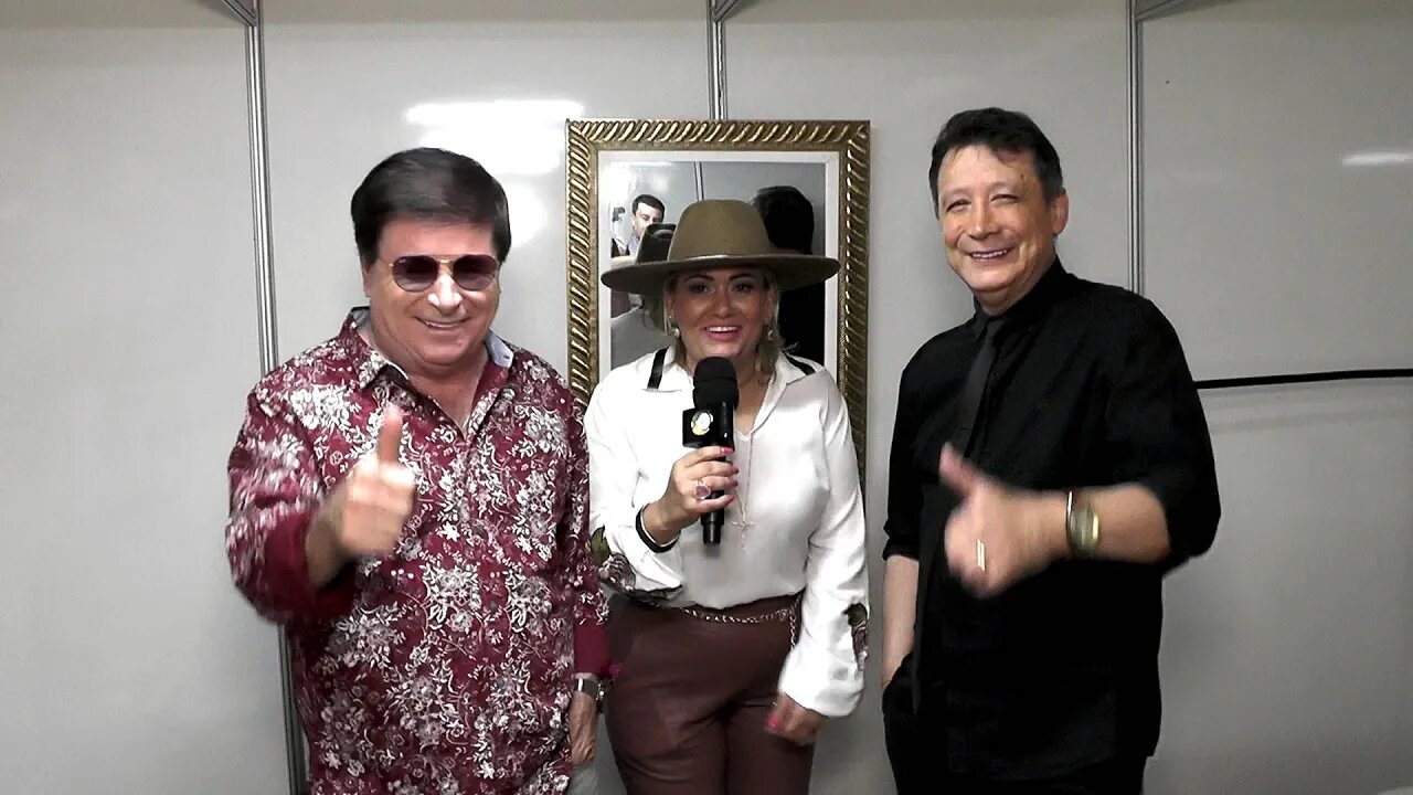 Entrevista com Gilberto e Gilmar no camarim na 32ª Expoalta 2022