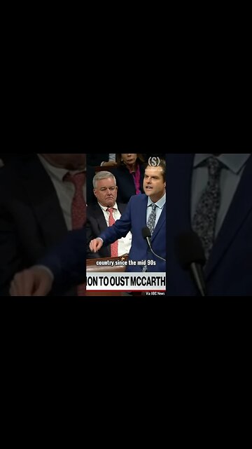 "CHAOS": Matt Gaetz on Kevin McCarthy tenure