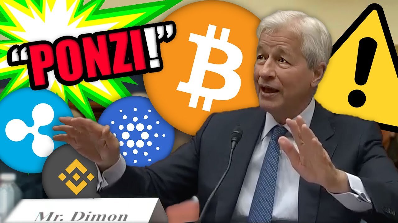 Jamie Dimon- Do NOT Buy Bitcoin or Cryptocurrency... (XRP & CARDANO NEWS)