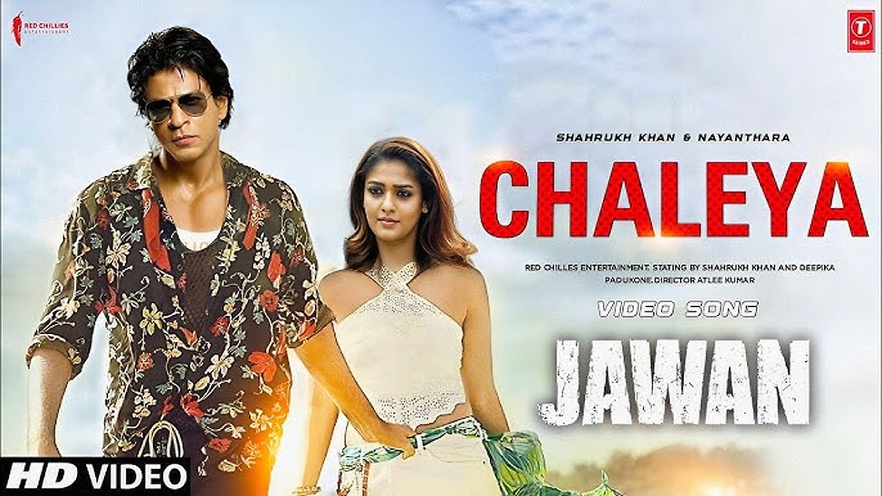 Jawan: Chaleya (Hindi) | Shah Rukh Khan | Nayanthara | Atlee | Anirudh | Arijit S, Shilpa R | Kumaar