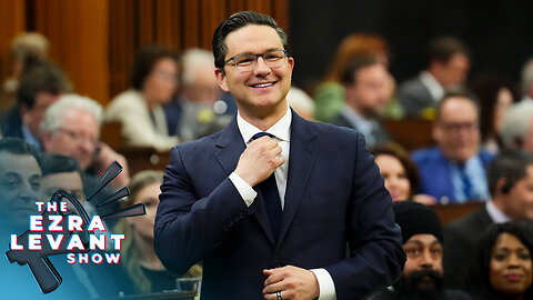 Pierre Poilievre patiently explains to a journalist that criminals commit crimes, actually