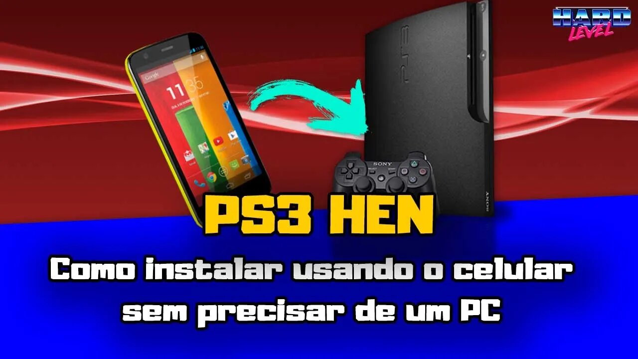 PS3 HEN - Como instalar usando o celular!