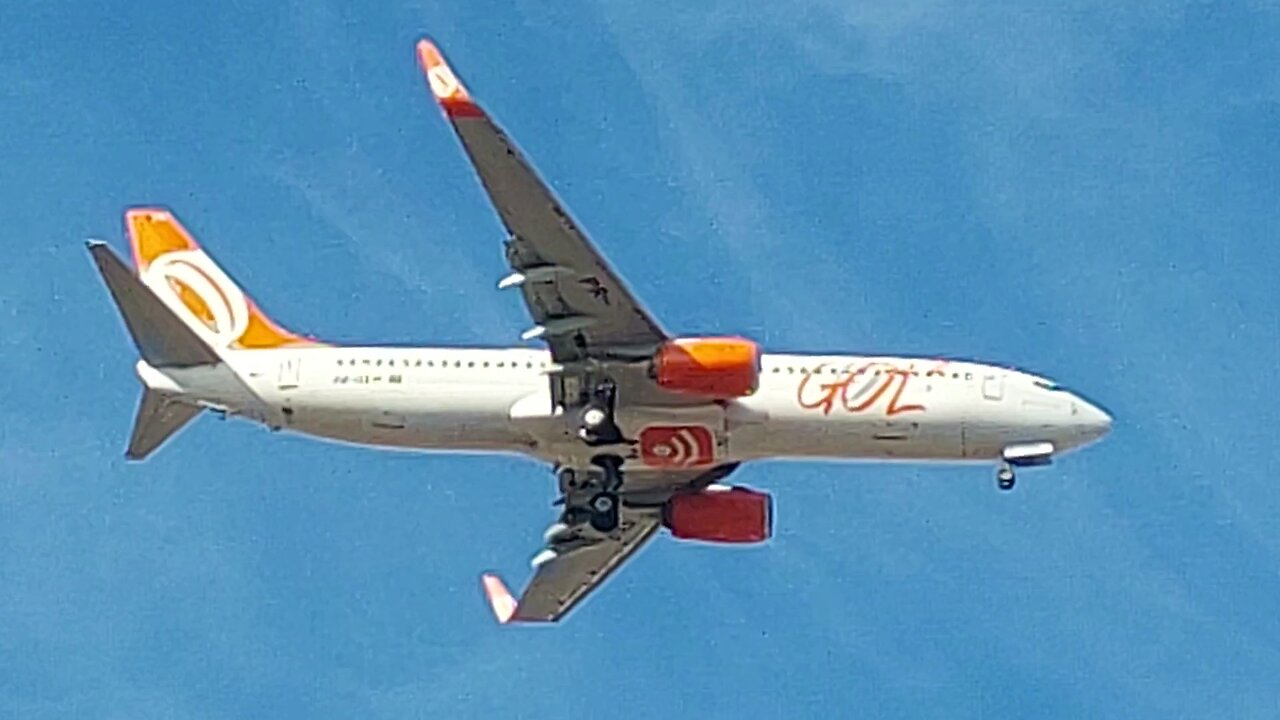Boeing 737-800 PR-GXW vindo de São Paulo(Congonhas) para Fortaleza