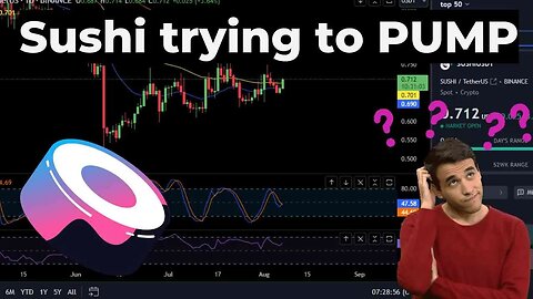 Sushi is BULLISH over this PRICE!?? Daily Technical Analysis AUGUST 2023