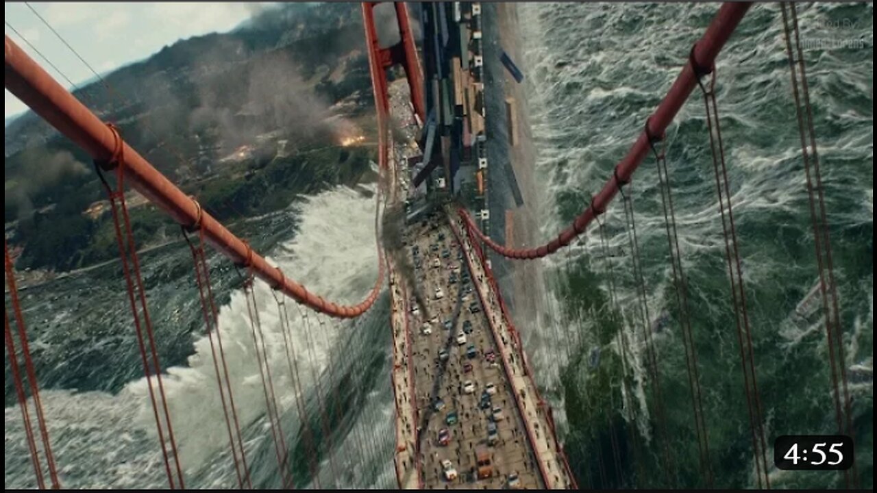 San Andreas - Tsunami Scene - Pure Action [4K]